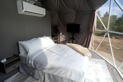 Cozy Forest Dome Glamping with Loft Bed near Black Hawk, Colorado - Black Hawk, Colorado - glamping.directory