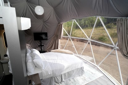 Cozy Forest Dome Glamping with Loft Bed near Black Hawk, Colorado - Black Hawk, Colorado - glamping.directory