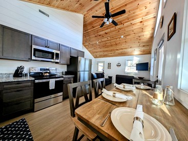 Scenic Lakeside Cabin with Fire Pit & Porch near Flanders Pond and Acadia Views in Sullivan, Maine - Sullivan, Maine - glamping.directory