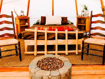 Cozy and Authentic Tipi Rental on Working Horse Ranch near Denver, Colorado - US, Colorado - glamping.directory