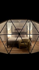 Gorgeous Dome with Fire Pit and Fireplace in Waynesboro, Tennessee - glamping.directory
