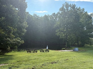 Peaceful Hobbit Hideaway with Stocked Pond, Goats & Fire Pits near Littleton, NC - Littleton, North Carolina - glamping.directory