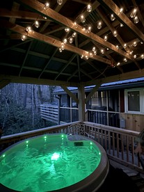 Cozy Rustic Cabin Nestled in the Scenic Reems Creek Valley for a Peaceful Mountain Escape Surrounded by Nature near the Pisgah National Forest in NC - Weaverville, North Carolina - glamping.directory