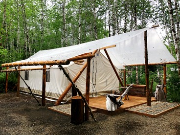 Large and Spacious Safari Tent on a Forks Glamping Resort, Perfect for an Escape to Olympic National Park - glamping.directory