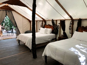 Large and Spacious Safari Tent on a Forks Glamping Resort, Perfect for an Escape to Olympic National Park - Forks, Washington - glamping.directory