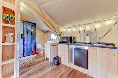 Johnson City Safari Glamping Tent on a Working Winery, Perfect for an Escape for Wine Lovers - Johnson City, Texas - glamping.directory