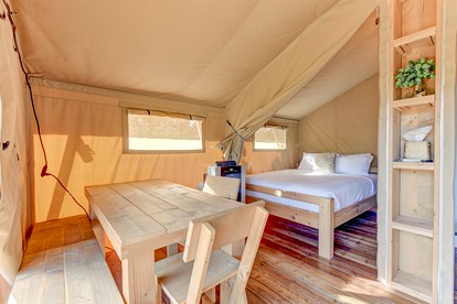 Johnson City Safari Glamping Tent on a Working Winery, Perfect for an Escape for Wine Lovers - Johnson City, Texas - glamping.directory