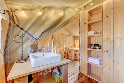 Johnson City Safari Glamping Tent on a Working Winery, Perfect for an Escape for Wine Lovers - Johnson City, Texas - glamping.directory