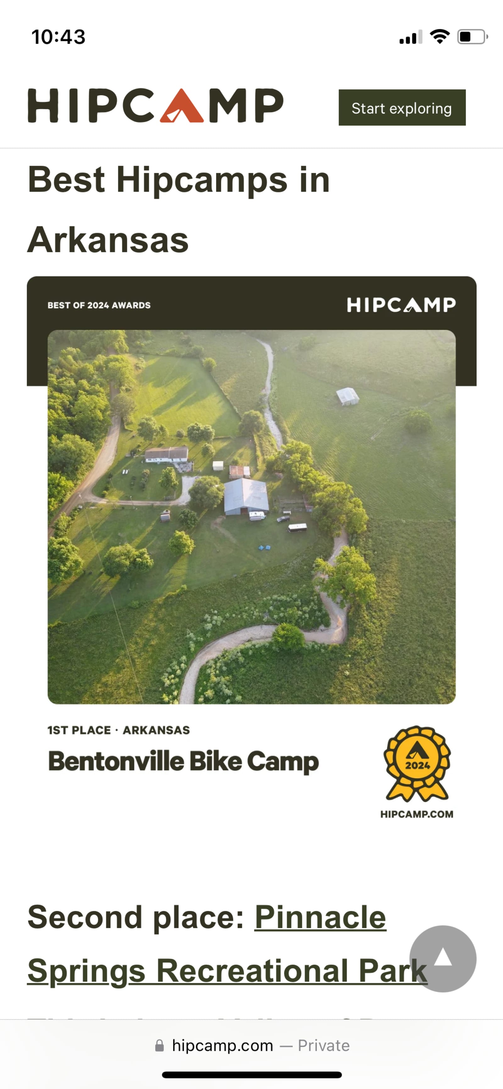 Bentonville Bike Camp - glamping.directory