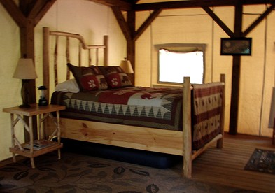 Tented Cabin Rental Along Brushy Mountains in Moravian Falls, North Carolina - Moravian Falls, North Carolina - glamping.directory