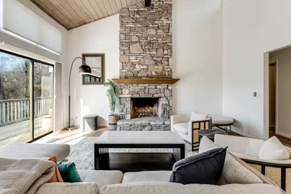 Lakeview Retreat with Expansive Deck & Cozy Fireplaces in Lake Lure, North Carolina - Lake Lure, North Carolina - glamping.directory