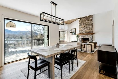 Lakeview Retreat with Expansive Deck & Cozy Fireplaces in Lake Lure, North Carolina - Lake Lure, North Carolina - glamping.directory