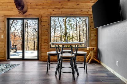 Tranquil Riverside Cabin with Expansive Trails near Elkins, Arkansas - Fayetteville, Arkansas - glamping.directory