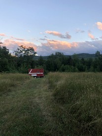 Vintage Short Bus Vacation Rental Nestled in the Forest near North Conway, New Hampshire - Chatham, New Hampshire - glamping.directory