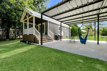 Riverfront Tiny House with Fire Pit in Seguin, Texas - Seguin, Texas - glamping.directory