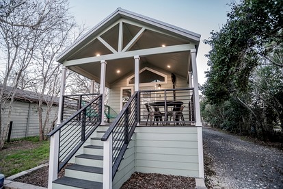 Riverfront Tiny House with Fire Pit in Seguin, Texas - Seguin, Texas - glamping.directory