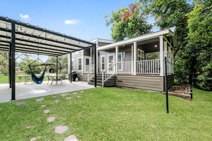 Riverfront Tiny House with Fire Pit in Seguin, Texas - Seguin, Texas - glamping.directory