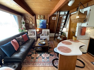 Charming A Frame Nestled Amidst Trees in Otter Rock, Oregon - Otter Rock, Oregon - glamping.directory