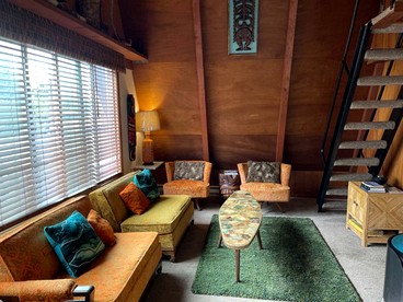 Charming A Frame Nestled Amidst Trees in Otter Rock, Oregon - Otter Rock, Oregon - glamping.directory