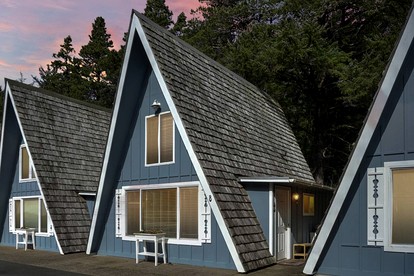 Charming A Frame Nestled Amidst Trees in Otter Rock, Oregon - Otter Rock, Oregon - glamping.directory