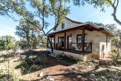 Lovely Cottage Retreat in Texas Hill Country with Cypress Creek Views near Hamilton Pool - Round Mountain, Texas - glamping.directory