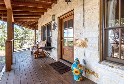 Lovely Cottage Retreat in Texas Hill Country with Cypress Creek Views near Hamilton Pool - Round Mountain, Texas - glamping.directory