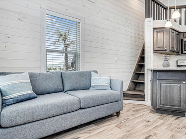 Charming Tiny House Getaway on Family Resort with Pool in Port Aransas, Texas - Port Aransas, Texas - glamping.directory