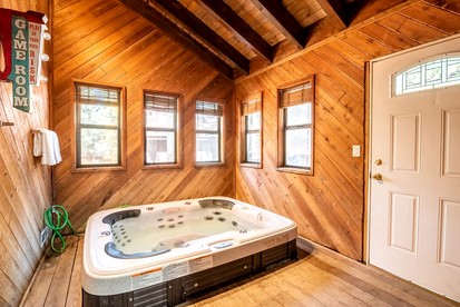 Adventure Awaits: Big Bear Lake Mountain Cabin with Game Room + Hot Tub - Big Bear Lake, California - glamping.directory