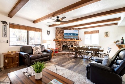 Adventure Awaits: Big Bear Lake Mountain Cabin with Game Room + Hot Tub - Big Bear Lake, California - glamping.directory