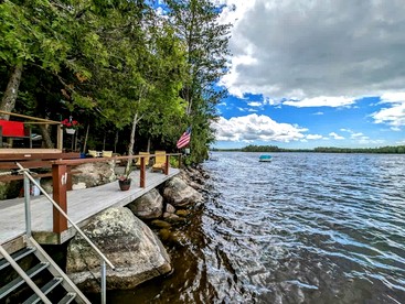 Stunning Waterfront Cabin on Flanders Pond for an Amazing Family Adventure in Sullivan, Maine - Sullivan, Maine - glamping.directory