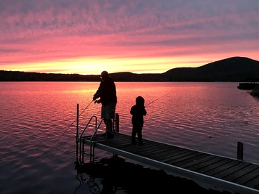 Stunning Waterfront Cabin on Flanders Pond for an Amazing Family Adventure in Sullivan, Maine - Sullivan, Maine - glamping.directory