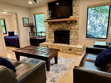 Riverfront Ranch Cottage for a Getaway to the Blanco River in Wimberley, Texas - Wimberley, Texas - glamping.directory