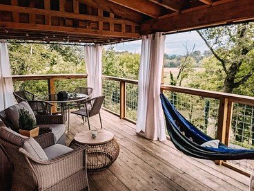 Magical Tennessee Tiny House with a Rooftop Deck - Maryville, Tennessee - glamping.directory