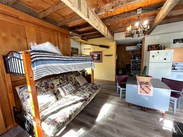 Two-Story Cabin Rental for Large Groups along Hamilton Creek in Marble Falls, Texas - Marble Falls, Texas - glamping.directory