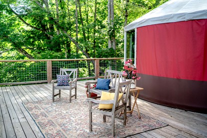 Gorgeous Yurt on a Beautiful Farm with Incredible Views for a Unique Glamping Getaway near North Tazewell, Virginia - North Tazewell, Virginia - glamping.directory