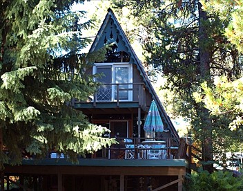 Family-Friendly A-Frame Cabin with Private Dock on Payette Lake, Idaho - glamping.directory