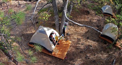 Luxury Two-Day Tent Camping Package on Rafting Resort in Ashland, Oregon - glamping.directory