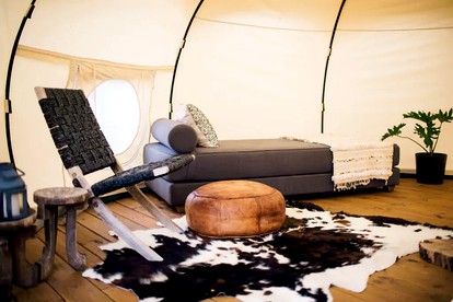 Beautifully Furnished Bell Tent Rental for a Vacation in Elgin, Texas - Elgin, Texas - glamping.directory