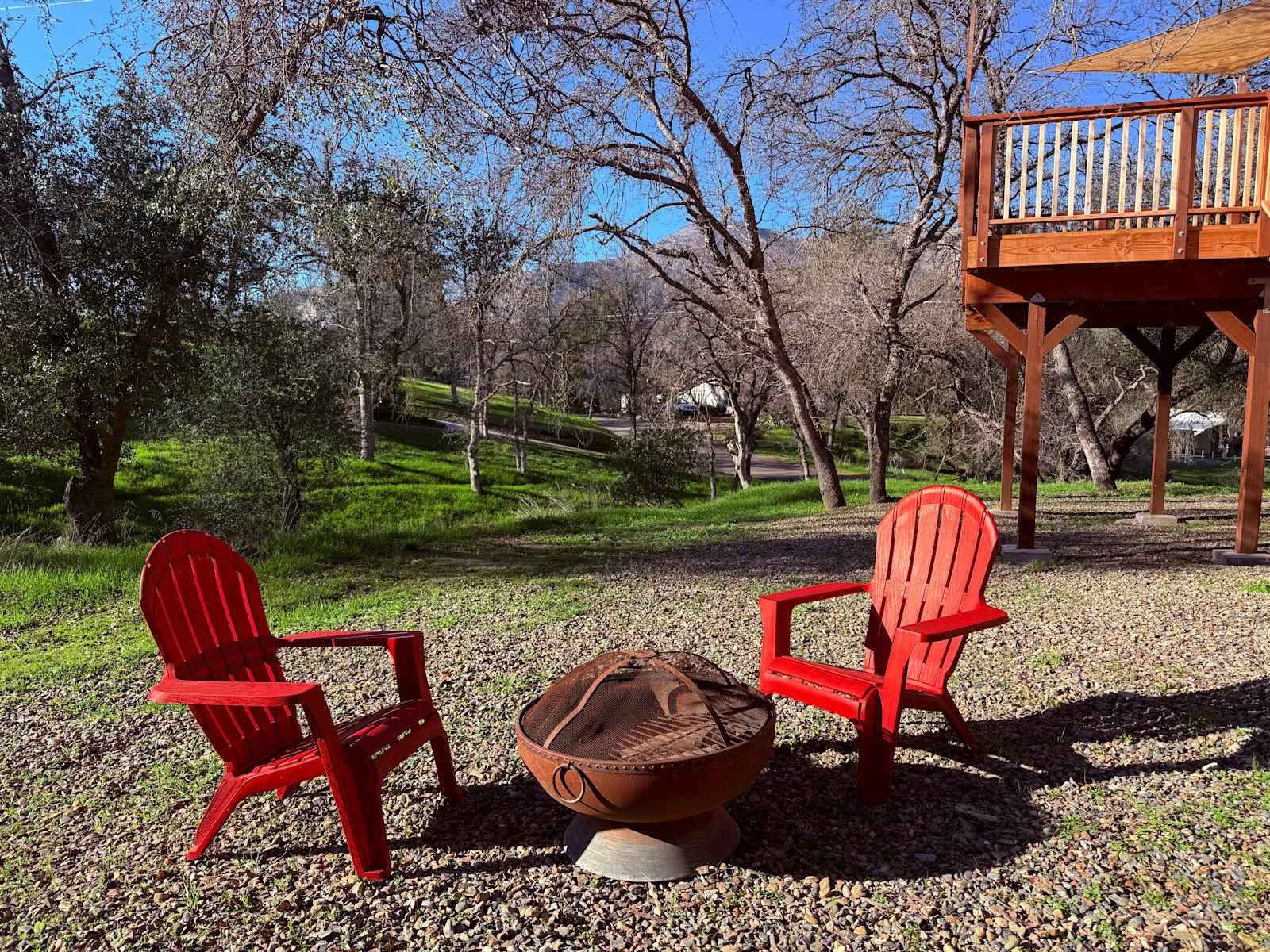 Treehouse Camping w Deck! - Three Rivers, California - glamping.directory