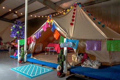 Romantic Bell Tent for a Couples' Getaway near Schulenburg, Texas - Round Top, Texas - glamping.directory