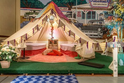 Romantic Bell Tent for a Couples' Getaway near Schulenburg, Texas - Round Top, Texas - glamping.directory