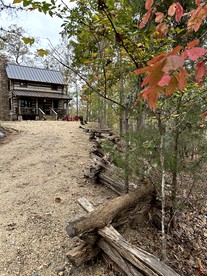 Redesign Wooden Cabin with Jacuzzi and Front Porch in North Carolina - Rutherfordton, North Carolina - glamping.directory