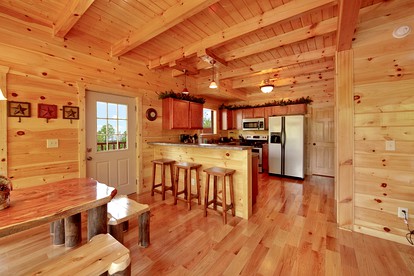 Fantastic Vacation Cabin with a Gas Fireplace and Jacuzzi in Gatlinburg, East Tennessee - Gatlinburg, Tennessee - glamping.directory