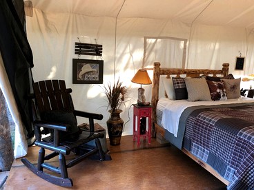 Pet-Friendly Safari Tent Glamping in Swan Valley, Idaho near Jackson Hole - Irwin, Idaho - glamping.directory