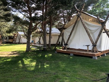Pet-Friendly Safari Tent Glamping in Swan Valley, Idaho near Jackson Hole - glamping.directory