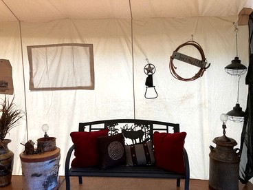 Pet-Friendly Safari Tent Glamping in Swan Valley, Idaho near Jackson Hole - Irwin, Idaho - glamping.directory