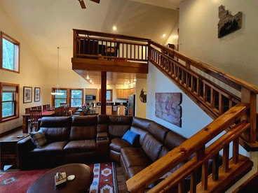Stylish Mountain Retreat with Game Room & Private Fire Pit in McCall, Idaho - McCall, Idaho - glamping.directory