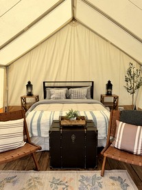 Serene Cozy Tent with Spectacular Desert and Sunset Views in Nevada - Boulder City, Nevada - glamping.directory