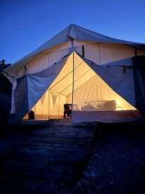 Serene Cozy Tent with Spectacular Desert and Sunset Views in Nevada - Boulder City, Nevada - glamping.directory