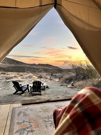 Serene Cozy Tent with Spectacular Desert and Sunset Views in Nevada - Boulder City, Nevada - glamping.directory